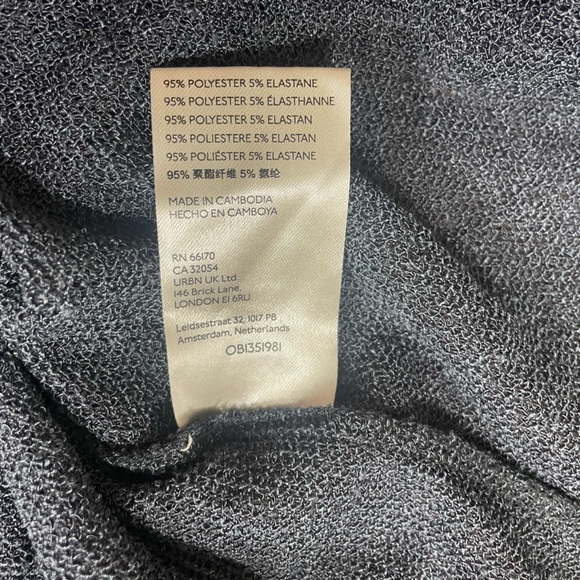 NWT Free People “Marla” Henley Oversized Boho Poppy Seed Blue Top - Picture 14 of 16